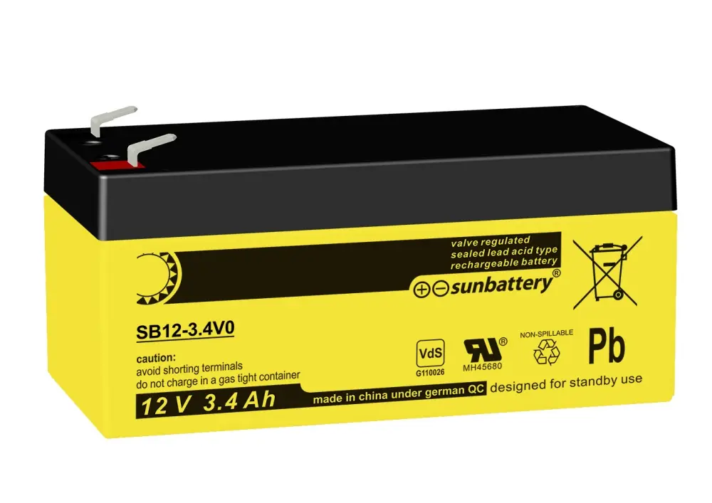 Akumulator SUN Battery SB 12-3,4V0 12V 3,4Ah
