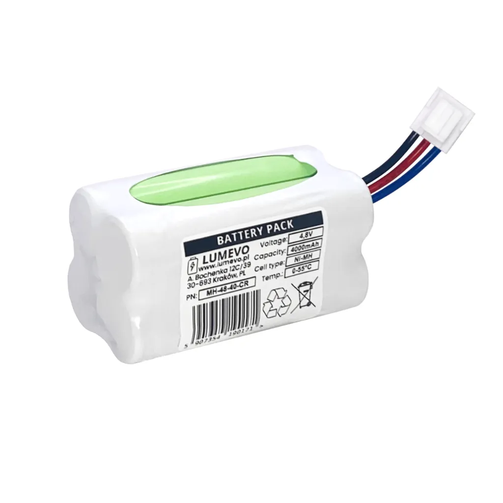 [MH-48-40-CR] Akumulator Ni-MH 4,8V 4000mAh "Puszka" 3PIN Awex