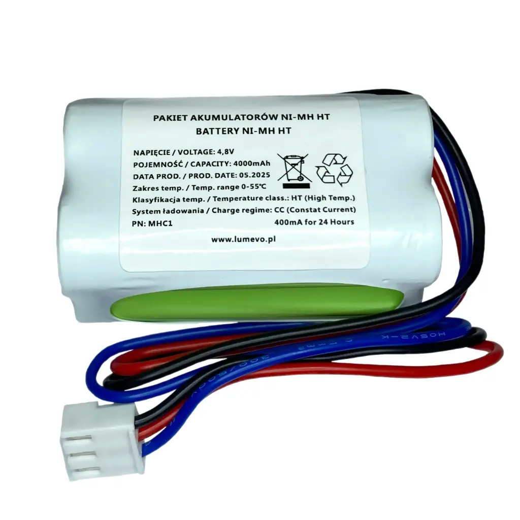 Akumulator Ni-MH 4,8V 4000mAh "Puszka" 3pin Awex