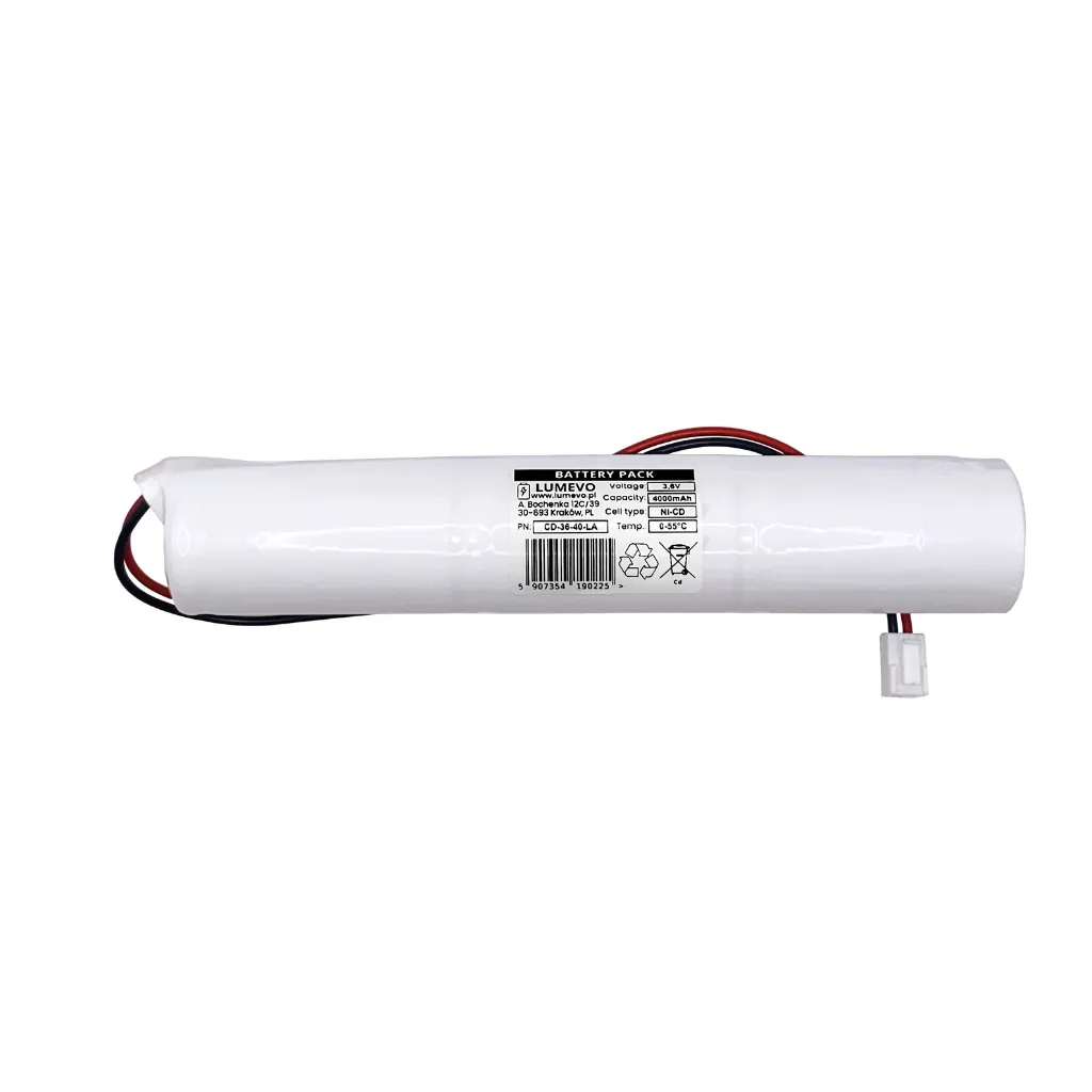[CD-36-40-LA] Akumulator Ni-CD 3,6V 4000mAh "Laska"