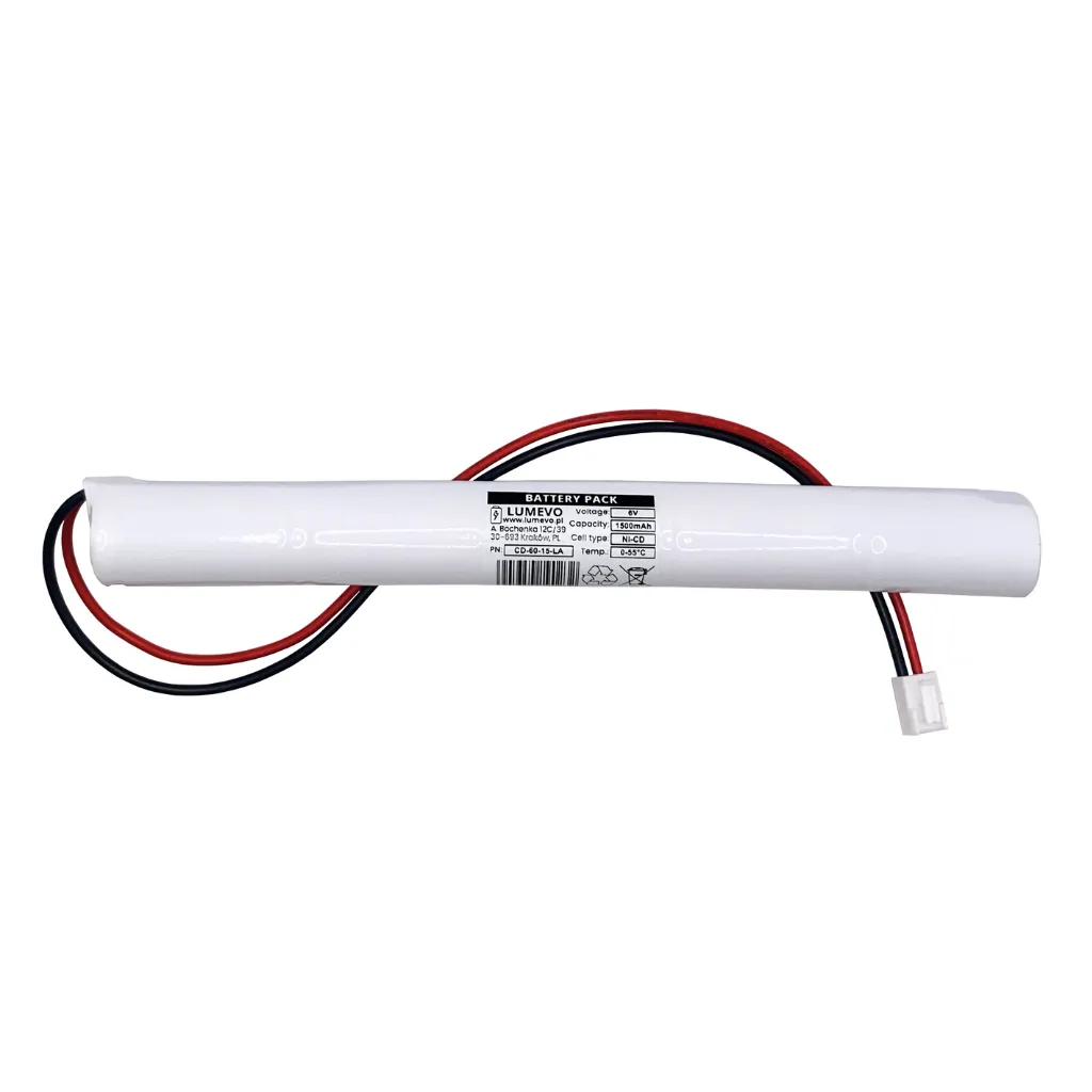 [CD-60-15-LA] Akumulator Ni-CD 6V 1500mAh "Laska"