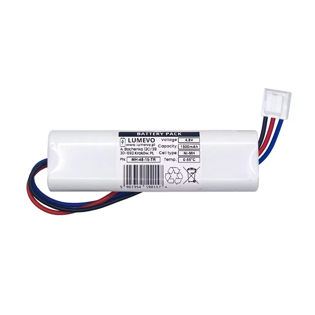 [MH-48-15-TR] Akumulator Ni-MH 4,8V 1500mAh "Twix" 3PIN Awex