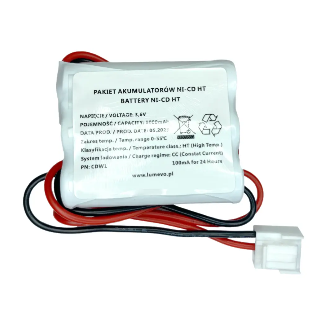 Akumulator Ni-CD 3,6V 1000mAh "Płotek"