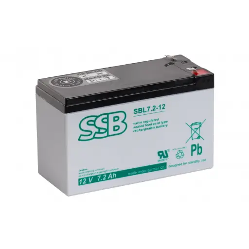 Akumulator SSB SBL 7,2-12L 12V 7,2Ah