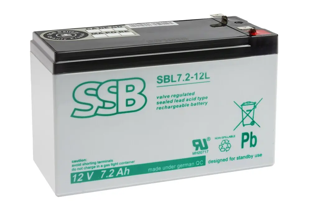 Akumulator SSB SBL 7,2-12L 12V 7,2Ah