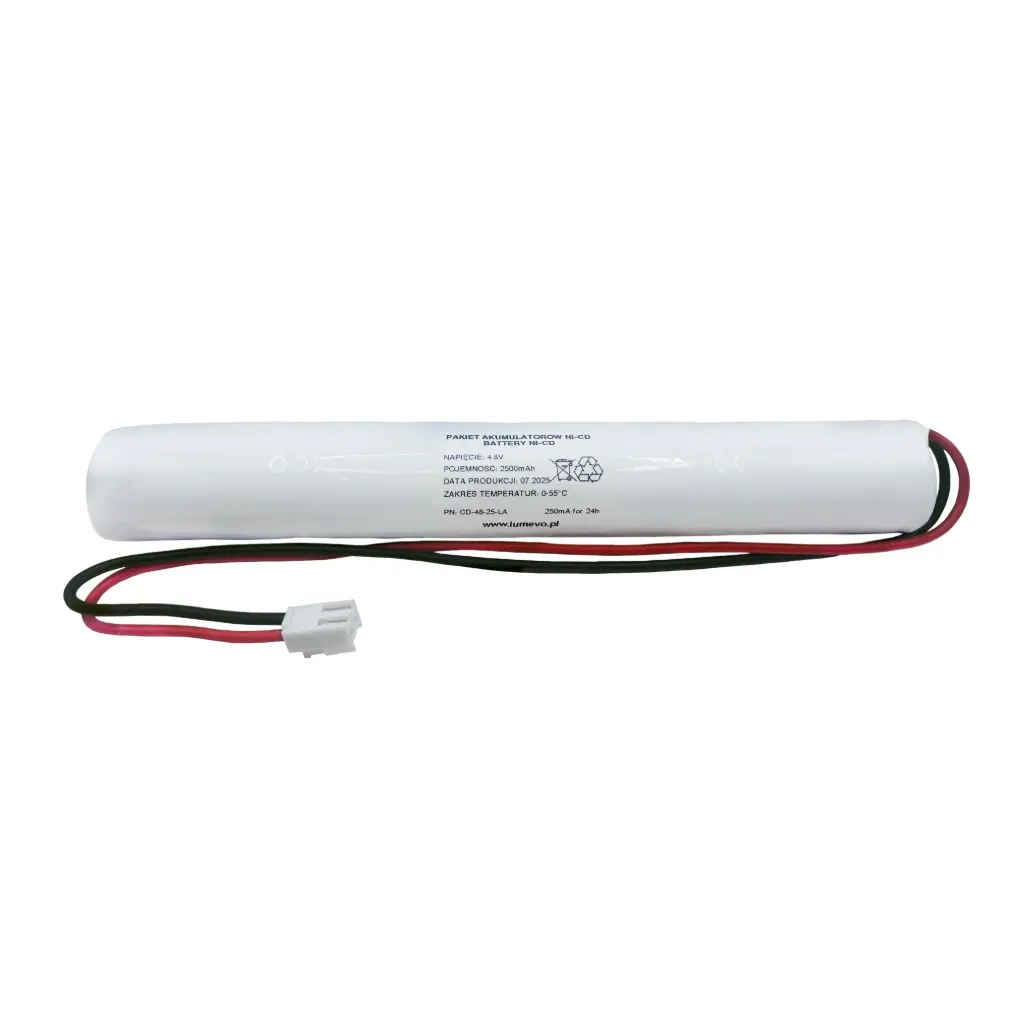 Akumulator Ni-CD 4,8V 2500mAh "Laska"