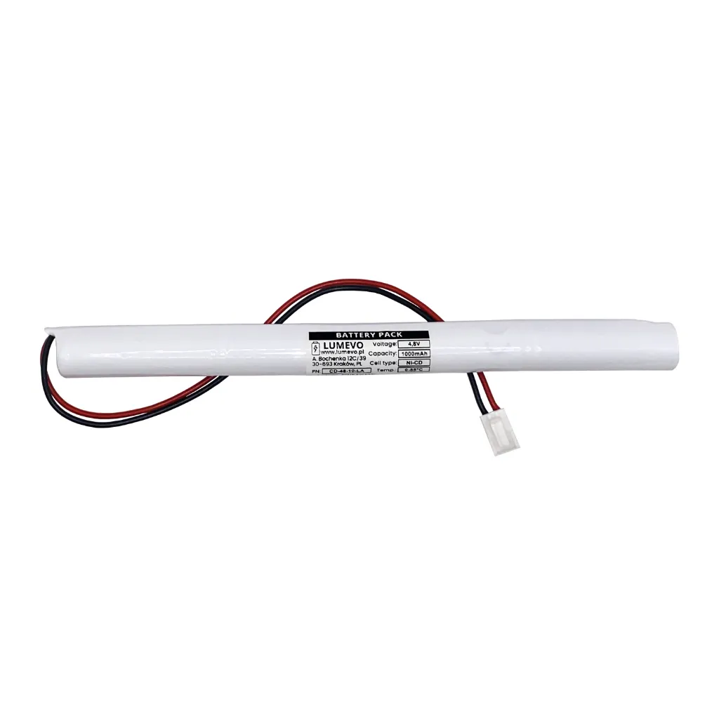 [CD-48-10-LA] Akumulator Ni-CD 4,8V 1000mAh "Laska"