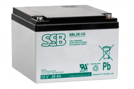 [NDED.16.059.1A] Akumulator SSB SBL 28-12i 12V 28Ah