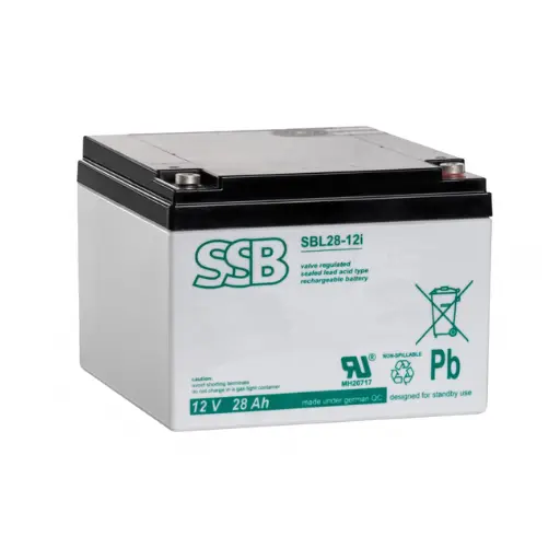 [NDED.16.059.1A] Akumulator SSB SBL 28-12i 12V 28Ah