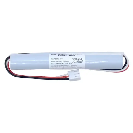 [LI-64-15-LAR] Akumulator LiFePO4 6,4V 1500mAh - "Laska" 3pin Awex