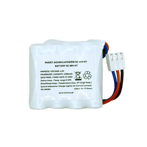 [MH-48-15-PLR] Akumulator Ni-MH 4,8V 1500mAh "Płotek" 3pin Awex
